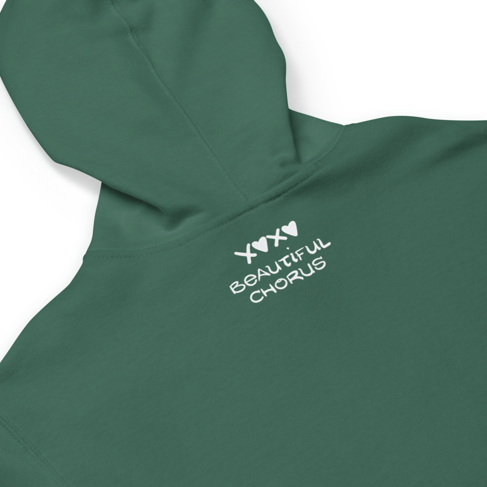 BEAUTIFUL CHORUS HEXAGON LOGO ZIP UP SWEATSHIRT